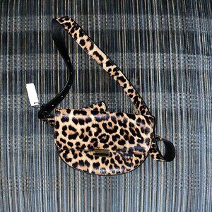NEW New York and Company Small Leopard Print Bag